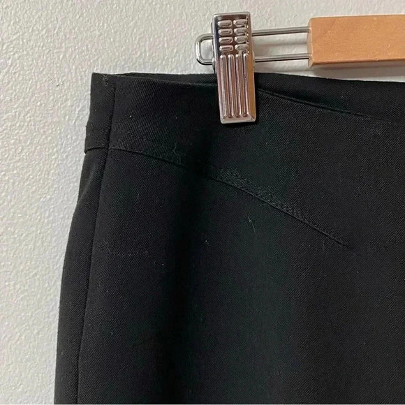 Signé Paris Black Tailored Pants Size 10 Made in France Classic Work Trousers - Picture 3 of 10